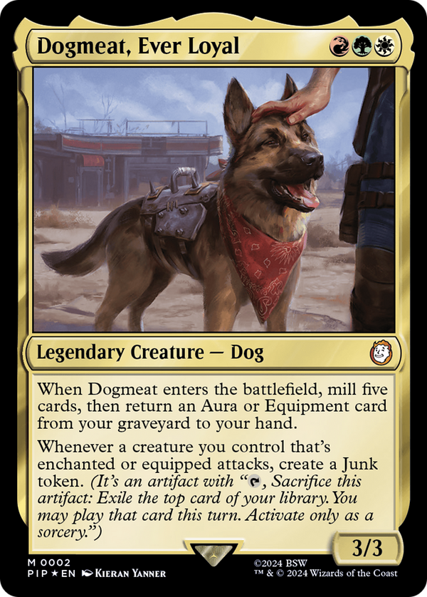 Dogmeat, Ever Loyal (2) [Fallout] foil - Deck Out Gaming