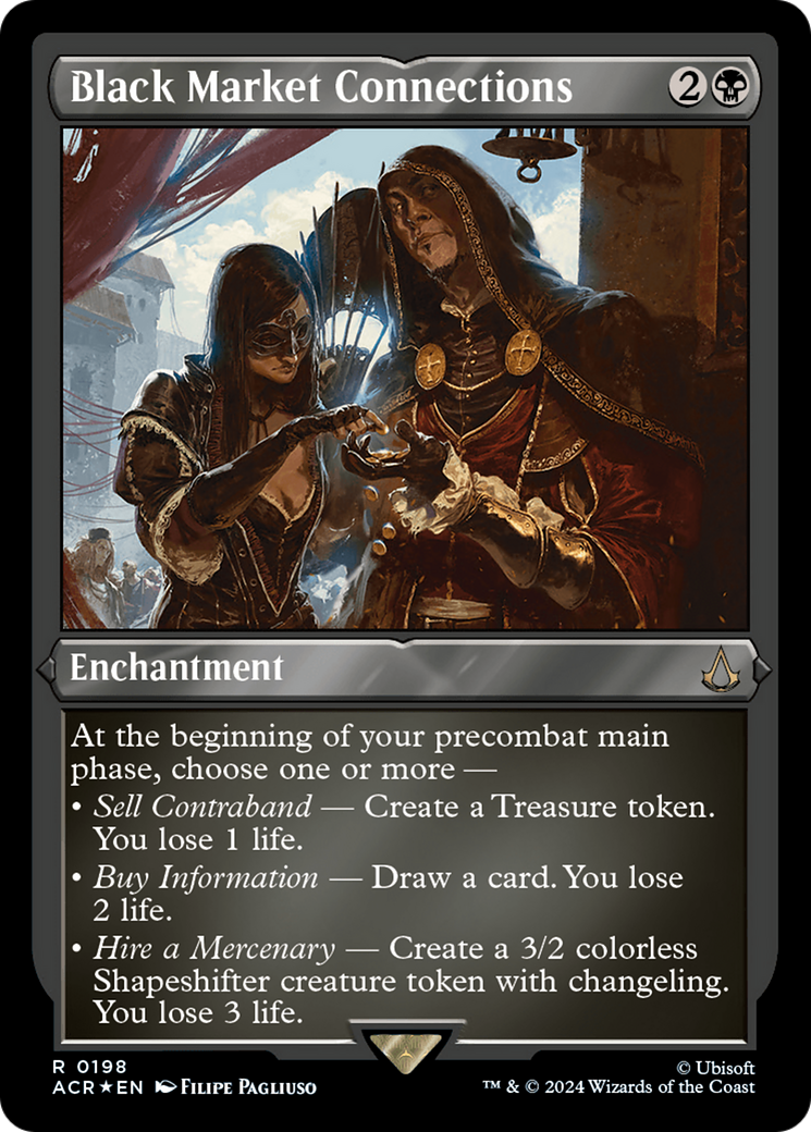 Black Market Connections (198) [Assassin's Creed] etched - Deck Out Gaming