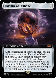 Palantir of Orthanc (Extended Art) (Surge Foil) (792) [The Lord of the Rings: Tales of Middle-earth] foil - Deck Out Gaming