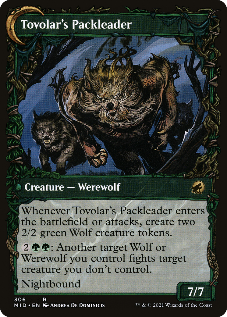 Tovolar's Huntmaster // Tovolar's Packleader (306) [Innistrad: Midnight Hunt] foil - Deck Out Gaming