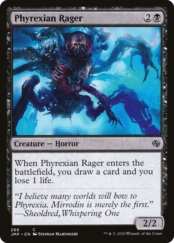 Phyrexian Rager (266) [Jumpstart] - Deck Out Gaming