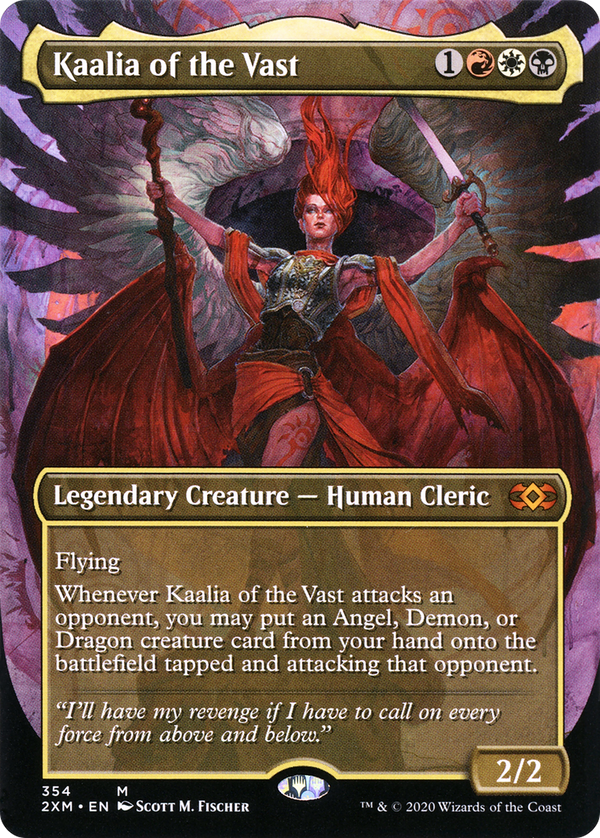 Kaalia of the Vast (Borderless) (354) [Double Masters] - Deck Out Gaming