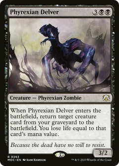 Phyrexian Delver (263) [March of the Machine Commander] - Deck Out Gaming