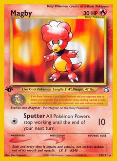 Magby (23) [Neo Genesis] 1st Edition - Deck Out Gaming