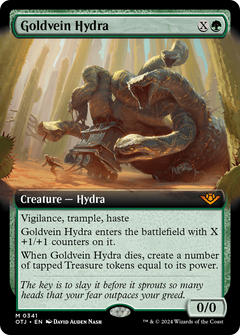 Goldvein Hydra (Extended Art) (341) [Outlaws of Thunder Junction] - Deck Out Gaming