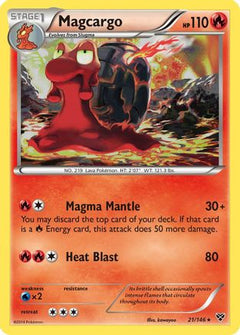 Magcargo (21) [XY Base Set] Reverse Holofoil - Deck Out Gaming