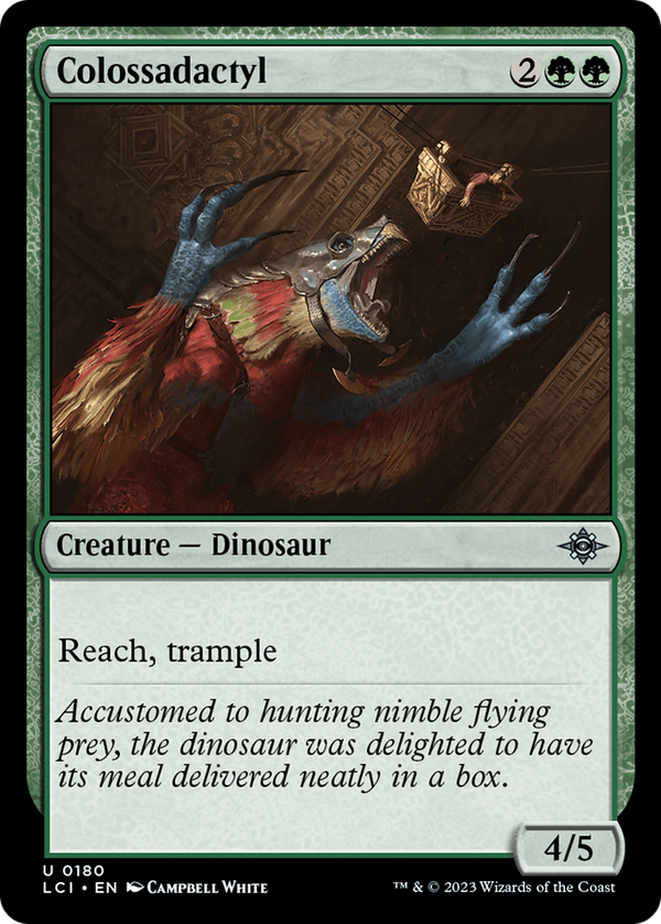 Colossadactyl (180) [The Lost Caverns of Ixalan] foil - Deck Out Gaming