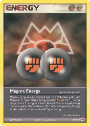 Magma Energy (87) [Team Magma vs Team Aqua] Reverse Holofoil - Deck Out Gaming