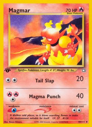 Magmar (40) [Neo Genesis] 1st Edition - Deck Out Gaming