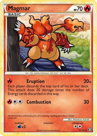 Magmar (42) [Triumphant] - Deck Out Gaming