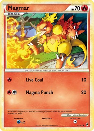 Magmar (62) [Call of Legends] Reverse Holofoil - Deck Out Gaming