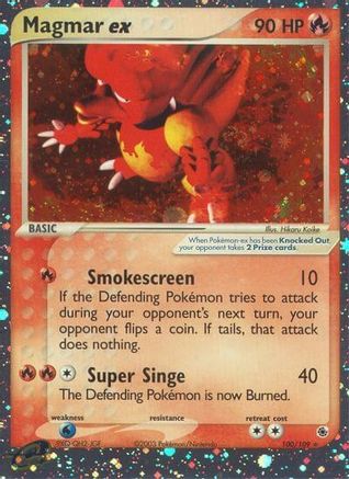 Magmar ex (100) [Ruby and Sapphire] Holofoil - Deck Out Gaming