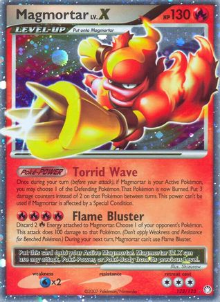 Magmortar Lv.X (123) [Mysterious Treasures] Holofoil - Deck Out Gaming