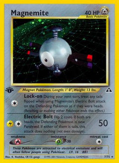 Magnemite (7) (7) [Neo Discovery] 1st Edition Holofoil - Deck Out Gaming