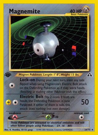 Magnemite (26) (26) [Neo Discovery] 1st Edition - Deck Out Gaming