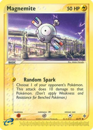 Magnemite - 62/97 (62) [Dragon] - Deck Out Gaming