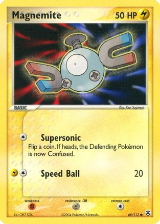 Magnemite (68) [FireRed & LeafGreen] Reverse Holofoil - Deck Out Gaming