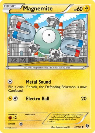 Magnemite (42) (42) [Plasma Storm] Reverse Holofoil - Deck Out Gaming
