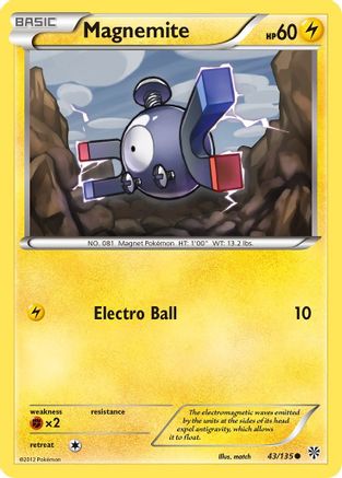 Magnemite (43) (43) [Plasma Storm] Reverse Holofoil - Deck Out Gaming