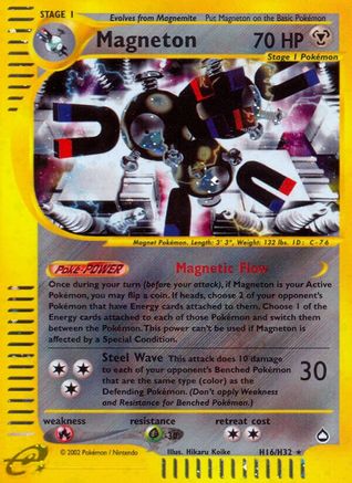 Magneton (H16) (H16) [Aquapolis] Holofoil - Deck Out Gaming