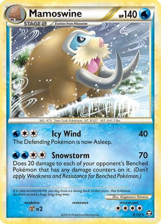Mamoswine (5) [Triumphant] Holofoil - Deck Out Gaming