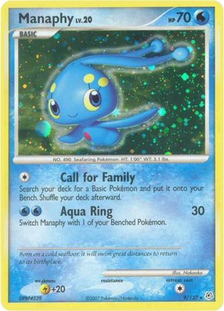 Manaphy (9) [Diamond and Pearl] Reverse Holofoil - Deck Out Gaming