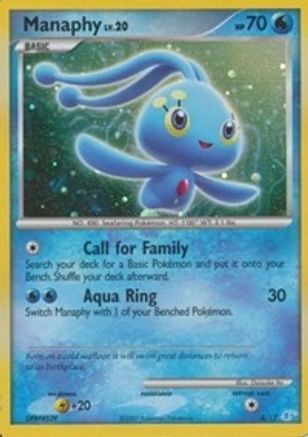Manaphy (4) [DP Trainer Kit: Manaphy & Lucario] Holofoil - Deck Out Gaming