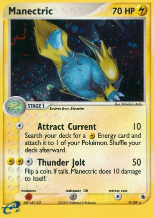 Manectric - 9/109 (9) [Ruby and Sapphire] Holofoil - Deck Out Gaming