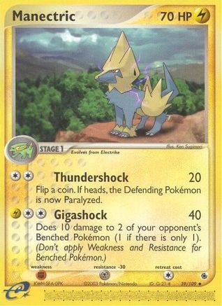 Manectric - 39/109 (39) [Ruby and Sapphire] Reverse Holofoil - Deck Out Gaming