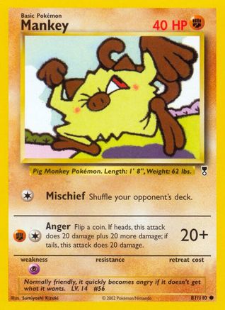 Mankey (81) [Legendary Collection] Reverse Holofoil - Deck Out Gaming