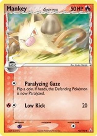Mankey (Delta Species) (70) [Holon Phantoms] - Deck Out Gaming
