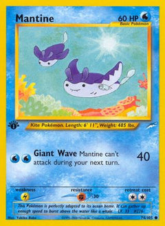 Mantine (74) [Neo Destiny] 1st Edition - Deck Out Gaming