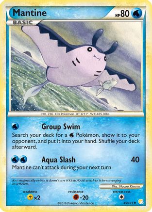 Mantine (45) [HeartGold SoulSilver] Reverse Holofoil - Deck Out Gaming