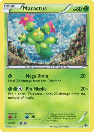 Maractus - 2/12 (2) [McDonald's Promos 2011] Holofoil - Deck Out Gaming