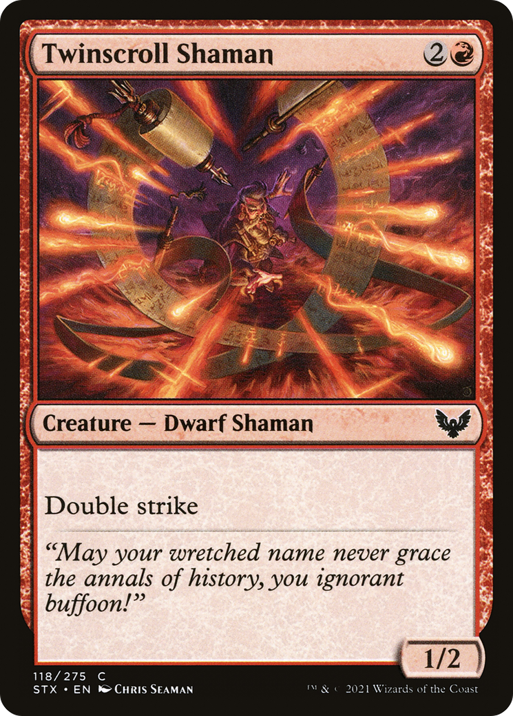 Twinscroll Shaman (118) [Strixhaven: School of Mages] - Deck Out Gaming