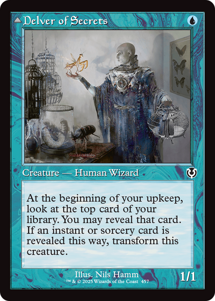 Delver of Secrets (Retro Frame) (457) [Innistrad Remastered] foil - Deck Out Gaming