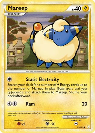 Mareep (73) [HeartGold SoulSilver] Reverse Holofoil - Deck Out Gaming