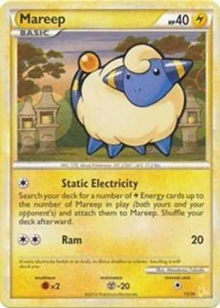 Mareep (#20) (20) [HGSS Trainer Kit: Gyarados & Raichu] - Deck Out Gaming