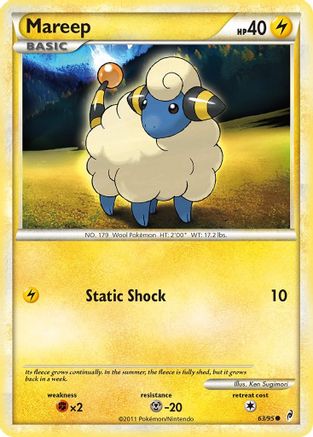 Mareep (63) [Call of Legends] Reverse Holofoil - Deck Out Gaming
