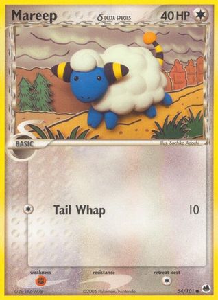 Mareep (Delta Species) (54) [Dragon Frontiers] Reverse Holofoil - Deck Out Gaming