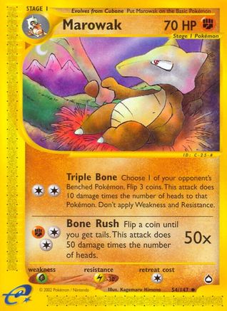 Marowak (54) [Aquapolis] - Deck Out Gaming