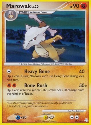 Marowak (63) [Legends Awakened] - Deck Out Gaming
