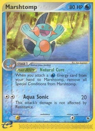 Marshtomp - 41/109 (41) [Ruby and Sapphire] - Deck Out Gaming