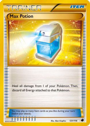 Max Potion (121 Secret Rare) (121) [Plasma Freeze] Holofoil - Deck Out Gaming