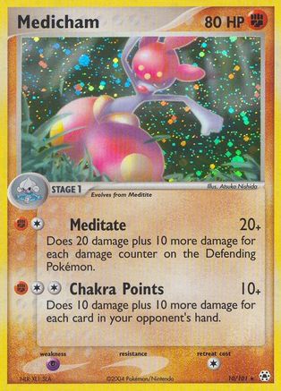 Medicham - 10/101 (10) [Hidden Legends] Holofoil - Deck Out Gaming