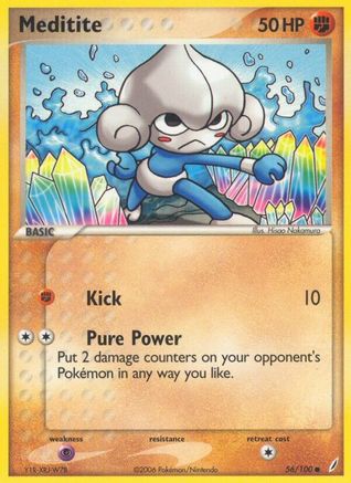 Meditite (56) [Crystal Guardians] Reverse Holofoil - Deck Out Gaming