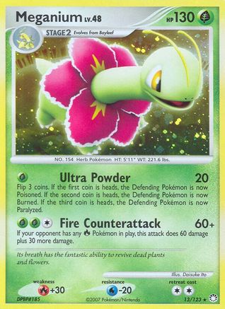 Meganium (13) [Mysterious Treasures] Holofoil - Deck Out Gaming