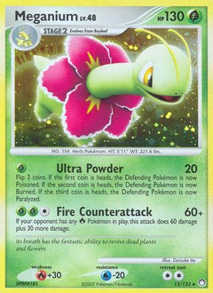 Meganium (13) [Mysterious Treasures] Reverse Holofoil - Deck Out Gaming