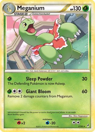 Meganium (27) [Call of Legends] Reverse Holofoil - Deck Out Gaming