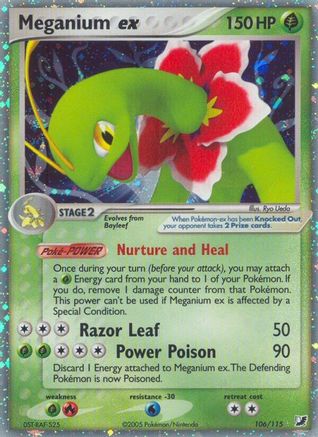 Meganium ex (106) [Unseen Forces] Holofoil - Deck Out Gaming